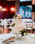 Petite Lines Buttercream Cake