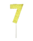 Large Colorful Number Candle